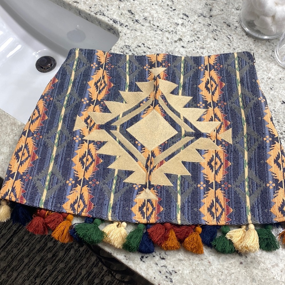 Judith March tassel skirt